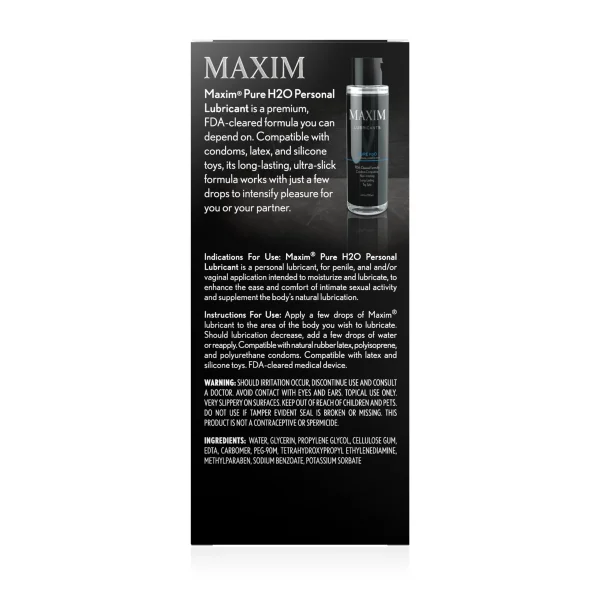 MAXIM Pure H2O Lubricant