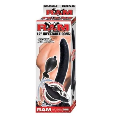 Ram 12 Inch Inflatable Dong Black