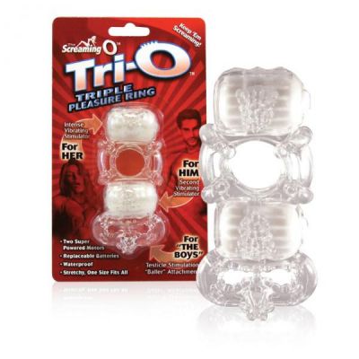 Screaming O Tri o Triple Pleasure Ring 6 Per Box