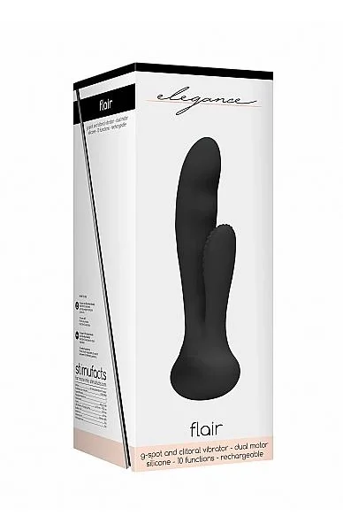 G-spot And Clitoral Vibrator - Flair - Black