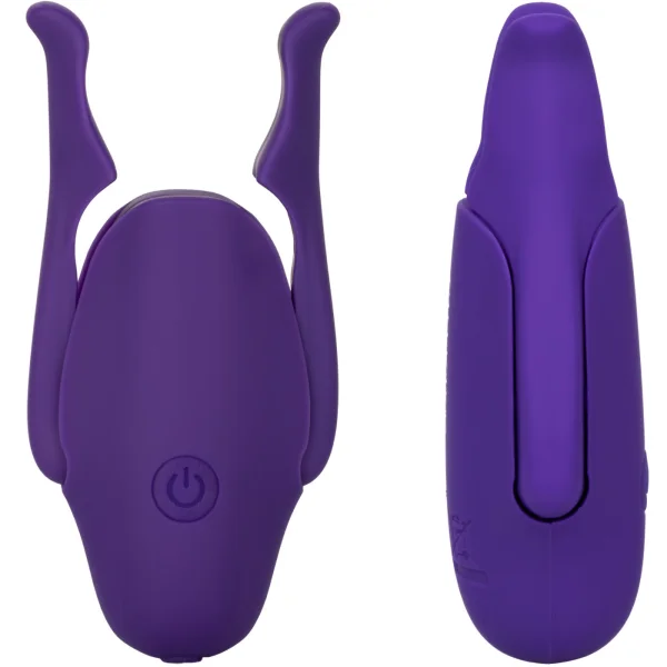 CalExotics Rechargeable Nipplettes Vibrating Nipple Clamps
