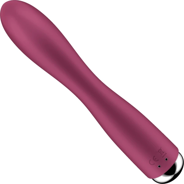Satisfyer Spinning Rabbit 1 Rechargeable Waterproof Silicone Dual Stimulation Vibrator - Red