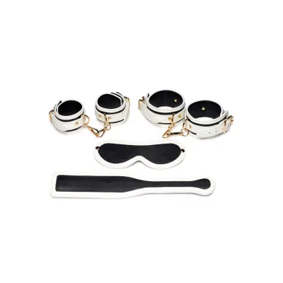 Kink in the Dark Glowing Cuffs Blindfold and Paddle Set