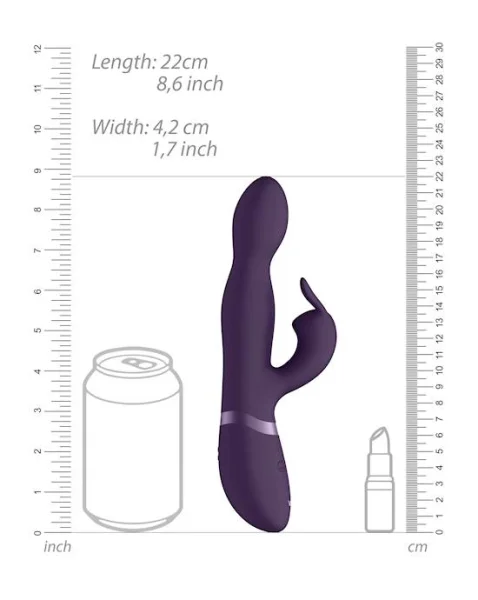 Niva - 360degrees Rabbit  - Purple - 8 Inch