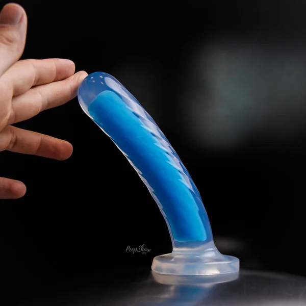 Blush Neo Elite GLOW in the Dark Tao Dual Density Dildo — image 5 of 10
