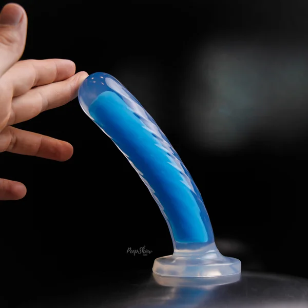 Blush Neo Elite GLOW in the Dark Tao Dual Density Dildo — image 7 of 10