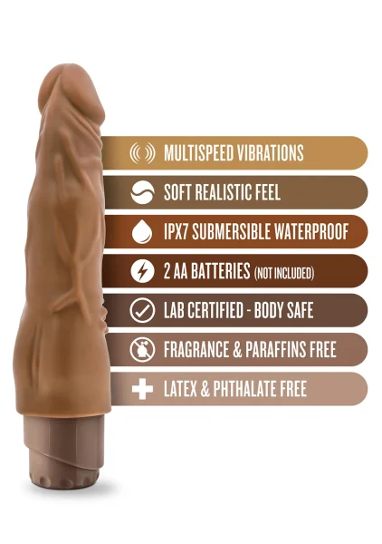 Dr. Skin Cock Vibe Vibrating Cock 8 Inches