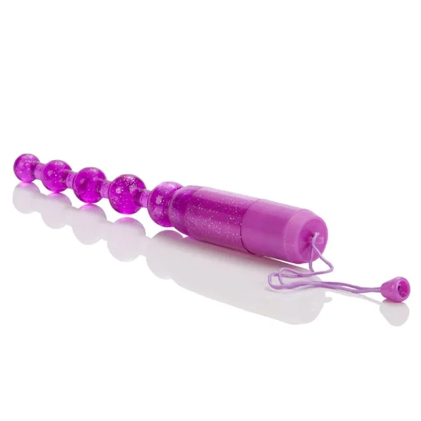 Calexotics Waterproof Vibrating Pleasure Beads Purple