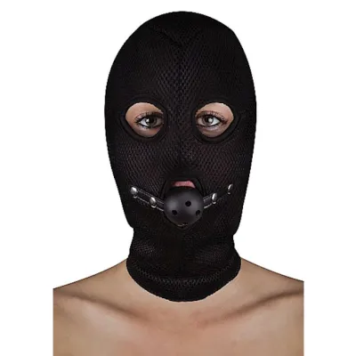Extreme Mesh Balaclavea With Open Ball Gag