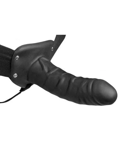 Erection Assist Hollow Strap on - Black
