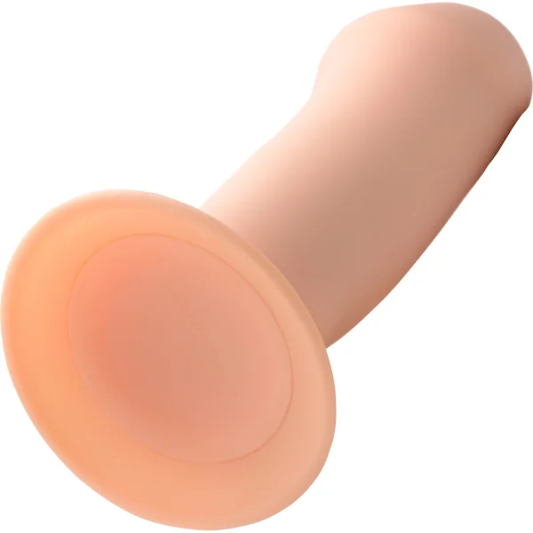 Squeeze-It Squeezable Thick Suction Cup Dildo - Vanilla