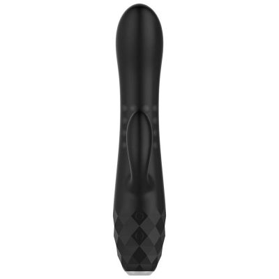 Diamonds The Duchess Rotating Beaded Rabbit Vibe Blk