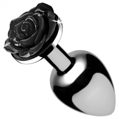 Black Rose Butt Plug