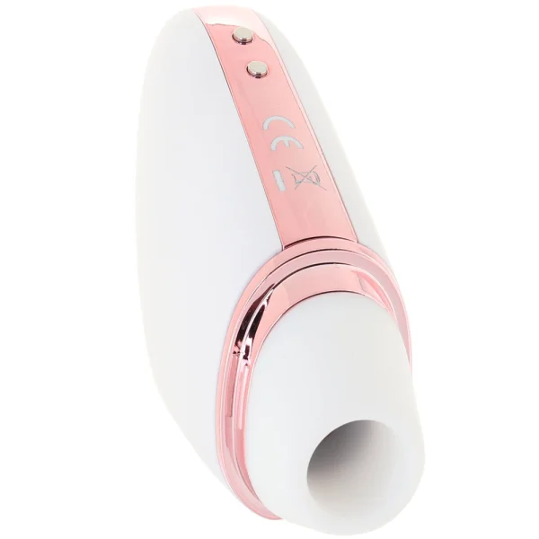 Satisfyer Love Triangle Pressure Wave Rechargeable App Enabled Clitoral Stimulator - White