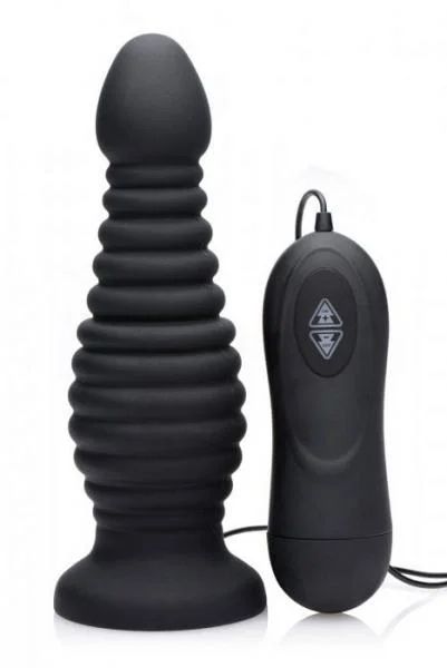 Auto Thruster Vibrating Anal Plug Black — image 7 of 8