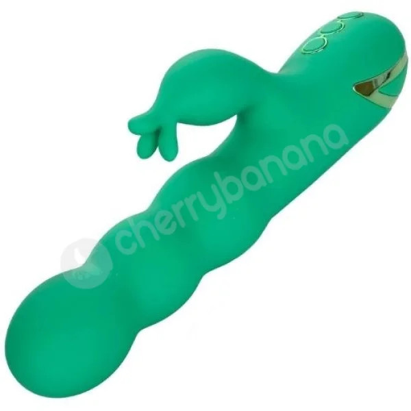 California Dreaming Sonoma Satisfier Thrusting G-Spot Shaft Vibrator With Triple Flickering Clit Stimulator