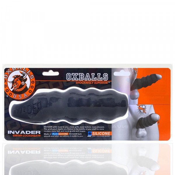 Oxballs Invader Cocksheath Penis Extender - Black Ice — image 2 of 18
