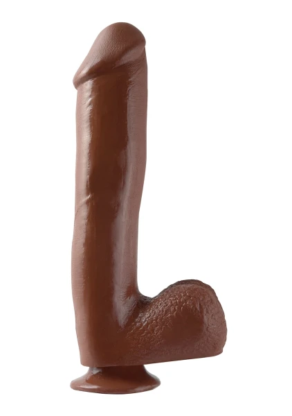 Pipe Dreams Basix Rubber Works - 10" Dong with Suction Cup - (PACK OF 2)
