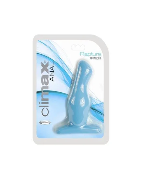 Climax Anal Rapture Advanced Blue Butt Plug — image 4 of 4