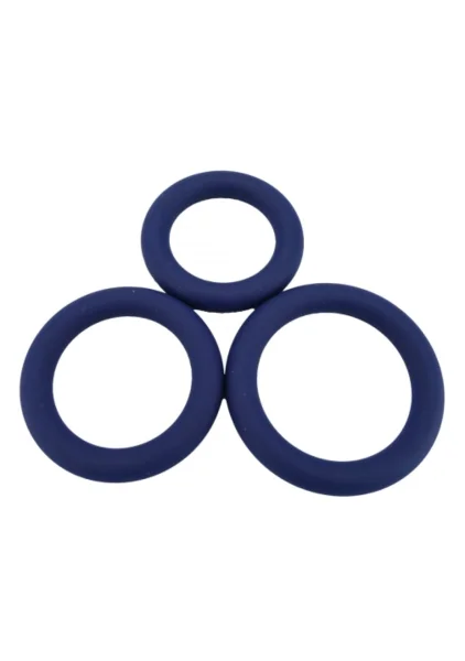 Loving Joy Thick Silicone Cock Rings 3 Pack