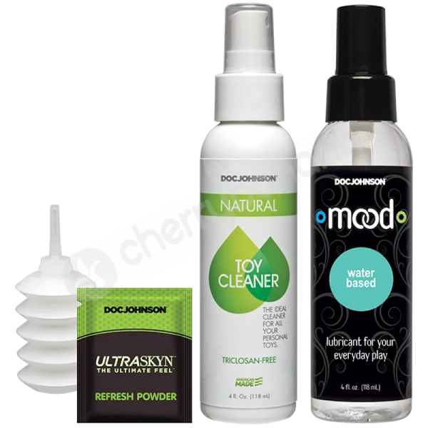 Vac-u-lock Dual Density Ultraskyn Colours Strap-on Set