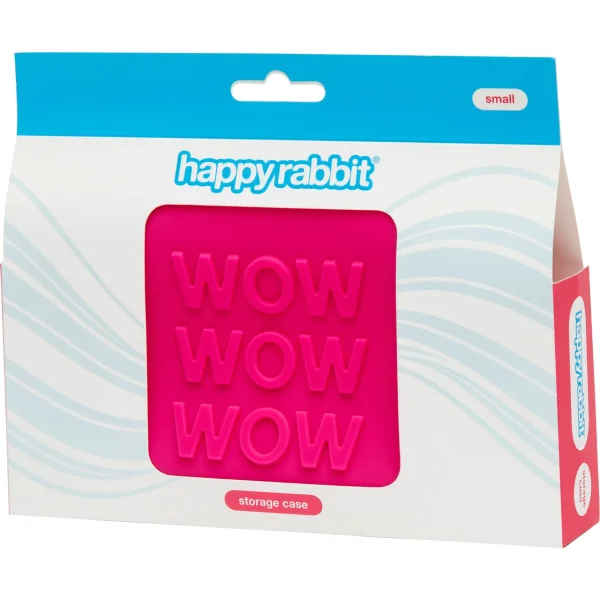 Happy Rabbit WOW Small Silicone Zip Storage Case
