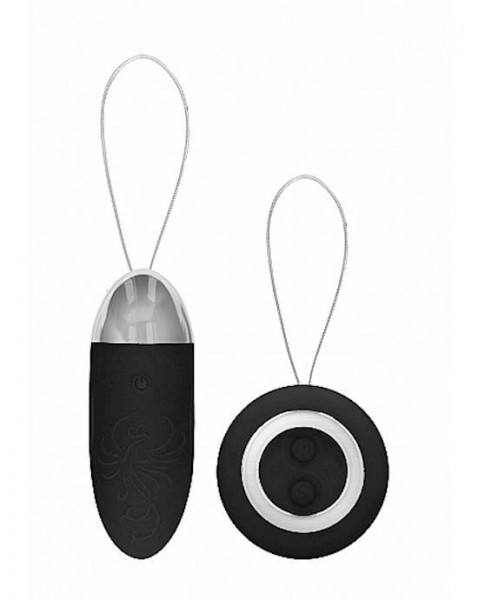 Luca - Rechargeable Remote Control Love Egg - Black - 4.7 Inch