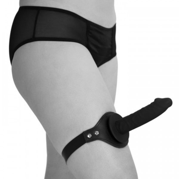 Silicone Dildo Thigh Strap-On - 6 Inch