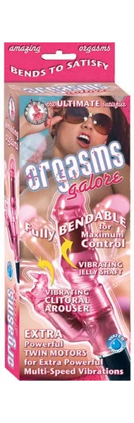 Orgasms Galore Fully Bendable Vibrator Waterproof Red