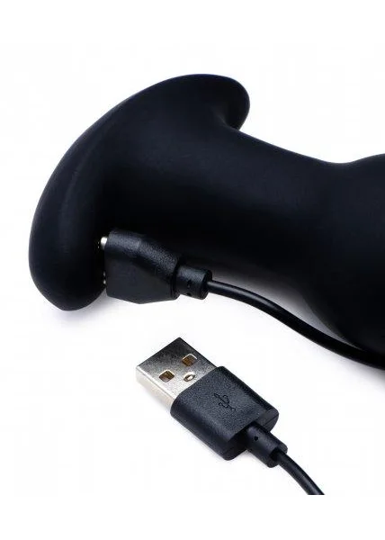 Gyro-I 10X Beaded Rimming Butt Plug With Remote Control