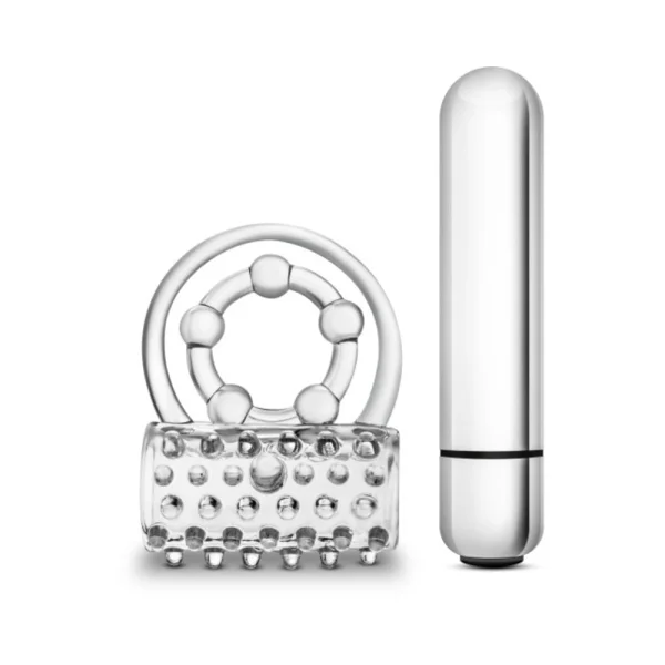 Blush Stay Hard Vibrating Super Clitifier Clear