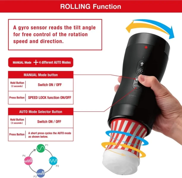 Tenga Vacuum Gyro Roller