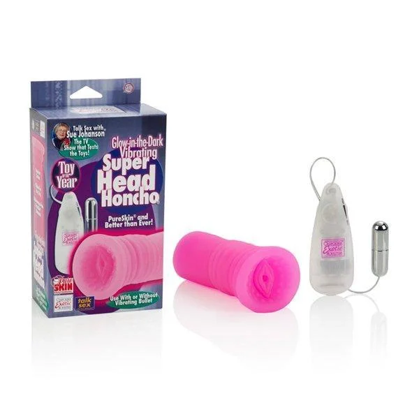 Glow-in-the-Dark Vibrating Super Head Honcho