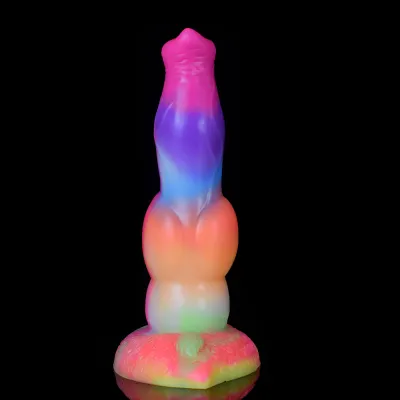 10 Glowing Curly Beast Cock