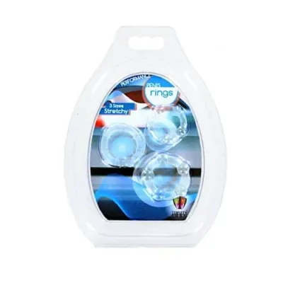 Performance Penis Ring Set of 3 Clear