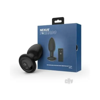 Butt Plugs Nexus Duo Plug Rechargeable Remote controlled Vibrating Silicone Anal Plug Black