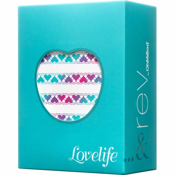 Lovelife Rev Rechargeable Silicone Easy-Grip Finger Vibrator - Turquoise