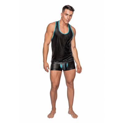 Lazer Mesh Tank Top Hot Male Lingerie