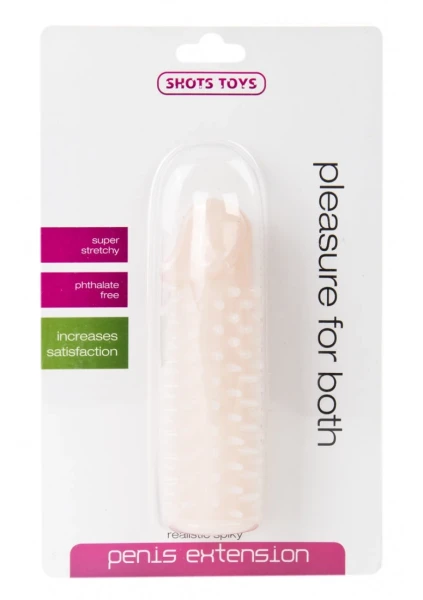 Realistic Spikey Penis Extension - Skin