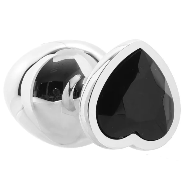 Booty Sparks Black Heart Gem Anal Plug