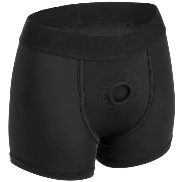 Her Royal Harness Boxer Brief Strap-On Harness by CalExotics - Small / Medium