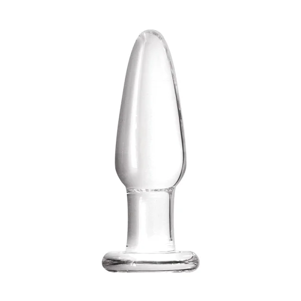 Crystal Glass Small Tapered Butt Plug by NS Novelties - Clear