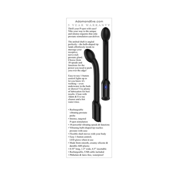 A&e Adam's Rechargeable Prostate Probe — image 8 of 9