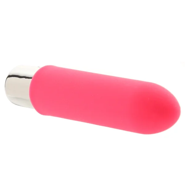 BAM MINI Rechargeable Bullet Silicone Vibrator by VeDO - Pink