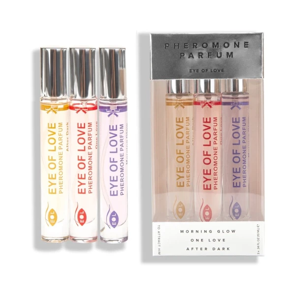 Personal Care: Eye Of Love Attract Him Pheromone Parfum 3-piece Set 10 Ml