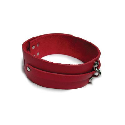 Leather Collar Red