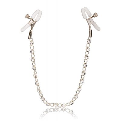 California Exotic Crystal Chain Nipple Clamps