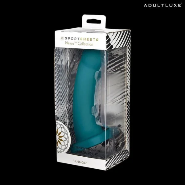Nexus Lennox Green Hollow Vibrating Strap On Dildo