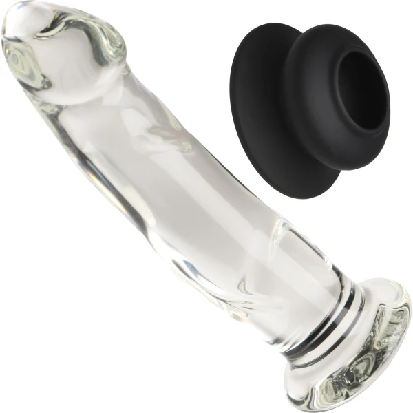 Pleasure Crystals 7.6" Glass Dildo With Suction Cup — image 4 of 8