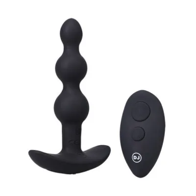 A Play Beaded Remote Controlled Anal Vibrator